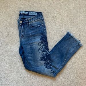Embroidered jeans